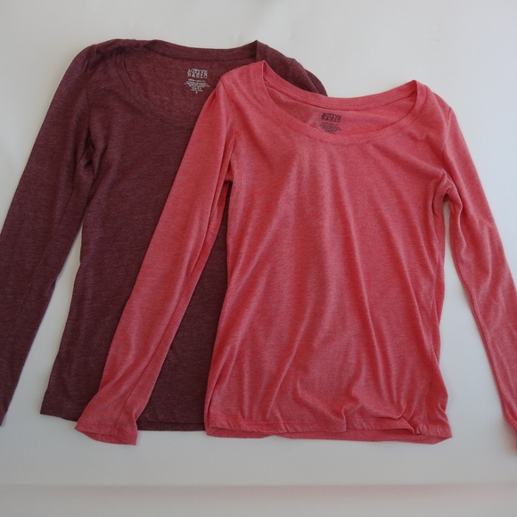 Active Basic Tops - Active Basic Woman Lot Of 2 Long Sleeve Size Large